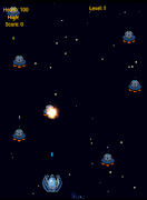 SpaceShooting syot layar 2