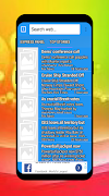 Blue Web Browser تصوير الشاشة 3