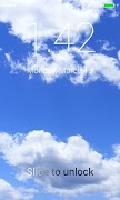 Clouds Lock Screen syot layar 2