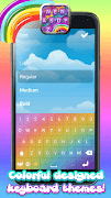 Rainbow Keyboard Themes & Color Background Changer 스크린샷 3