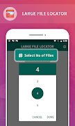 Large File Locator syot layar 3