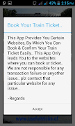 Book Train Ticket Cartaz