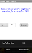 Renault Radio Code Calculator スクリーンショット 7