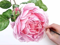 Blumenmalerei Tutorial Plakat