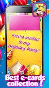 Birthday Invitation Card Maker for Celebrations اسکرین شاٹ 2