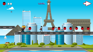 Sprinter Chibi Black Cat Ninja اسکرین شاٹ 3