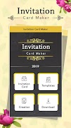 Invitation Card Maker : Digital Invitation Card پوسٹر
