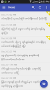 Myanmar RSS Reader ảnh chụp màn hình 4