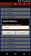 PokéCalc Trainer Edition स्क्रीनशॉट 7