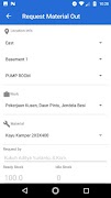 TOTAL Request Material Out اسکرین شاٹ 1
