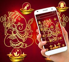 موضوع الأحمر ديوالي تصوير الشاشة 1