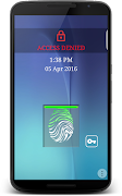 Screen Lock - with Fingerprint Simulator ภาพหน้าจอ 1