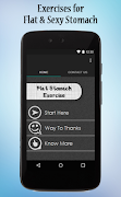 Flat Stomach Exercise Guide পোস্টার