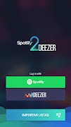 3 Schermata Spotify2Deezer