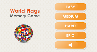World Flags Memory Game plakat