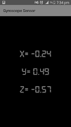 Gyroscope Sensor - Gyroscope Test screenshot 2