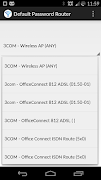 Default Password Router Screenshot 1