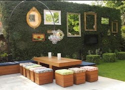 Poster Buone idee di design sul cortile