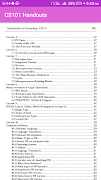CS101 Handouts captura de pantalla 1