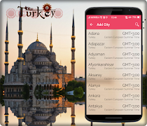 Turkey Time Zone syot layar 1