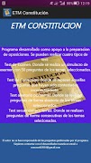برنامه‌نما ETM Test Constitucion Española عکس از صفحه