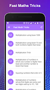 Fast Maths Tricks screenshot 1