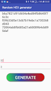Random HEX generator اسکرین شاٹ 1