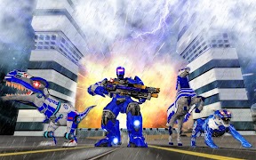 US Police Transformation Robot Cop Animal Robot اسکرین شاٹ 7