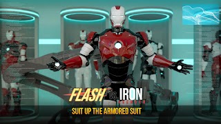 雷のフラッシュのヒーロー対飛行鉄ロボットの復讐 スクリーンショット 1