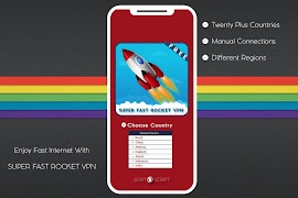 Super Fast Rocket VPN: Recommended Hot VPN Ekran Görüntüsü 1