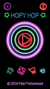 Hopy Hop: Best Neon Color Hopping Jump Game syot layar 1
