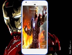 Lockscreen for Iron Man 스크린샷 5