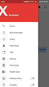 X Browser تصوير الشاشة 4