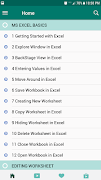 Learn MS Excel Full Course Offline syot layar 1