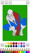 spiderMan Coloring screenshot 3
