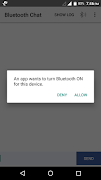 برنامه‌نما Bluetooth Chat عکس از صفحه