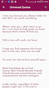 Universal Quotes screenshot 1