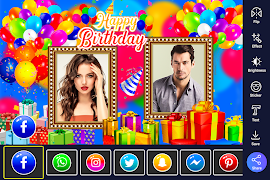Happy Birthday Dual Photo Frame скриншот 5
