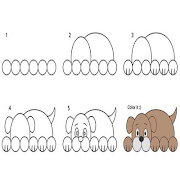 Como desenhar um cachorro Cartaz
