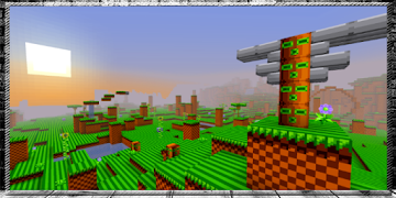 Adventure Sonic Map For Minecraft PE ภาพหน้าจอ 1