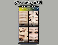 برنامه‌نما Eyebrows Makeup Tutorial عکس از صفحه