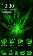 Weed Rasta GO Launcher Theme ポスター