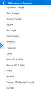 Math Formulas capture d'écran 3