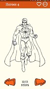 슈퍼 영웅을 그리는 법 2019 Step by Step 스크린샷 7
