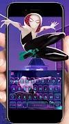 Spider-Gwen Keyboard Theme screenshot 1