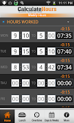 Time Card Calculator-TimeClock ภาพหน้าจอ 3