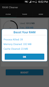 RAM Cleaner скриншот 2