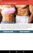 Abs & Obliques Workout 截图 5