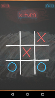 Tic Tac Toe on blackboard Screenshot 2
