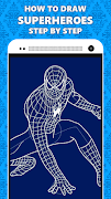 How to Draw SuperHeroes syot layar 2
